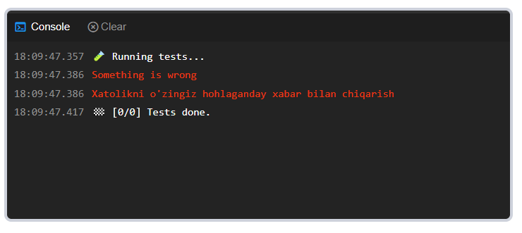 error